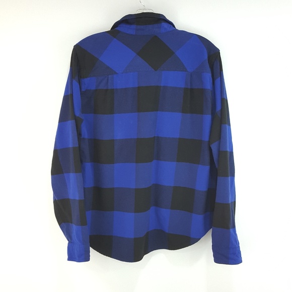 J. Crew Factory Buffalo Plaid Shirt Zipper Jacket - Picture 4 of 8